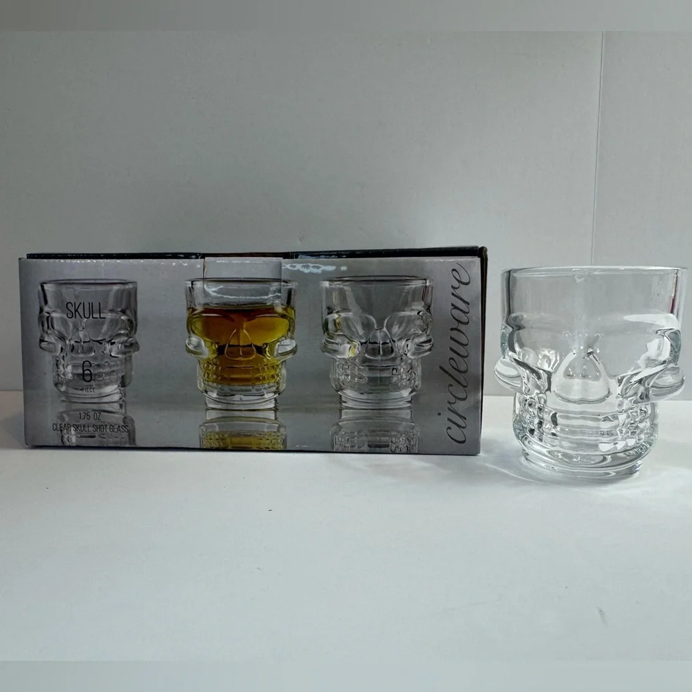Skull Shot Glass Set of 6